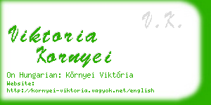 viktoria kornyei business card